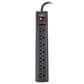 Sanus Tilting Wall Mount for 32" - 90" TVs with Red Series HDMI Cable and 7-Outlet 900J Surge Protector Power Strip in Black, , large