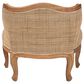 Baxton Studio Sylvestra Accent Chair with Honey Oak Frame in Beige, , large