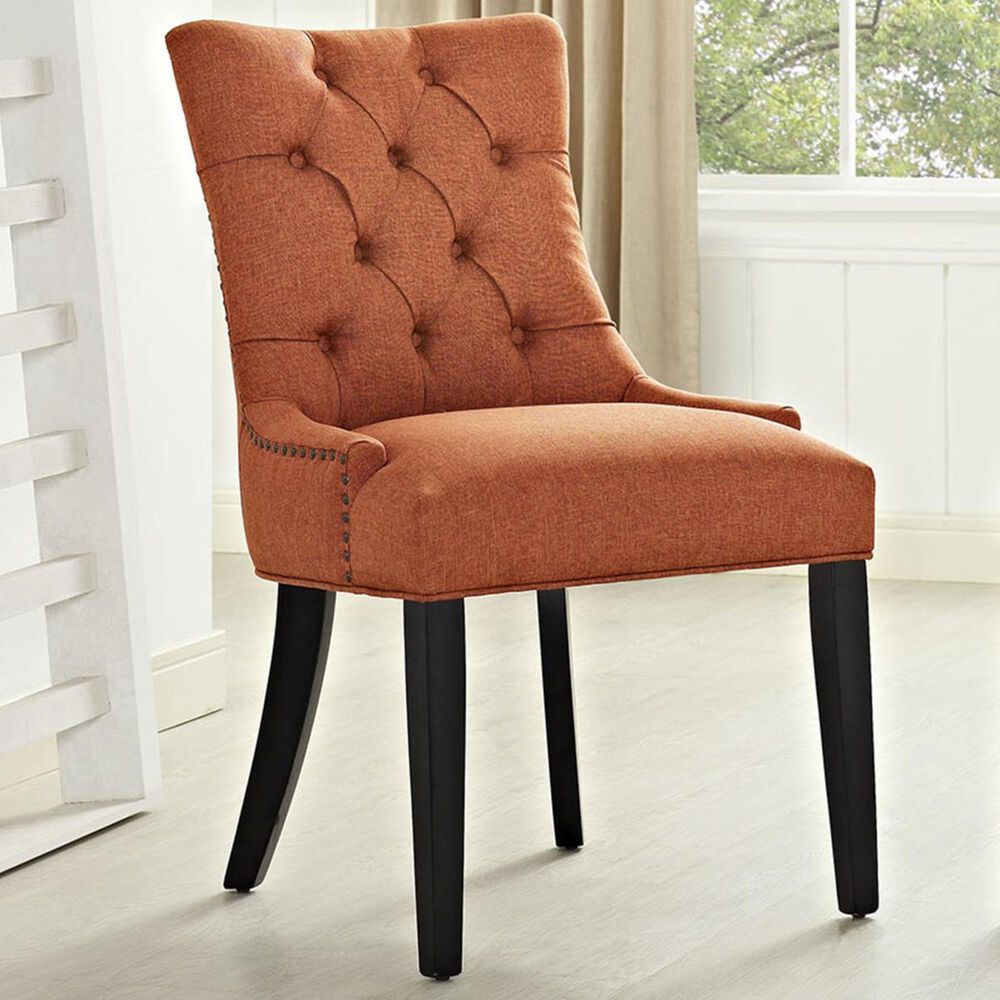 Modway Regent Fabric Dining Chair in Orange NFM