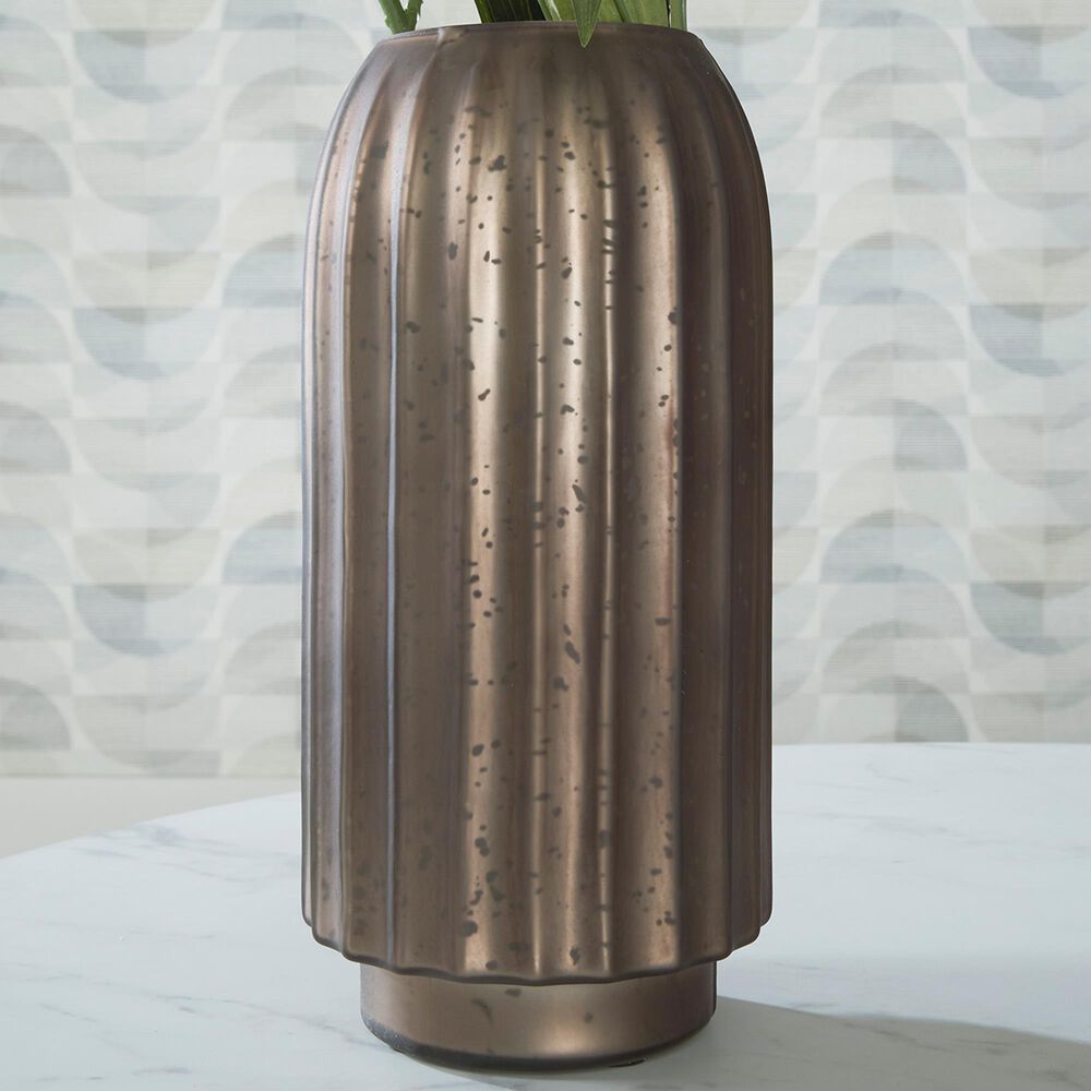 Ashley Briarcott 13&quot; Vase in Brown, , large