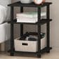 HOMLUX 3-Tier Side Table in Black, , large
