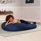 Jaxx Nimbus Large Bean Bag Chair in Navy, , large