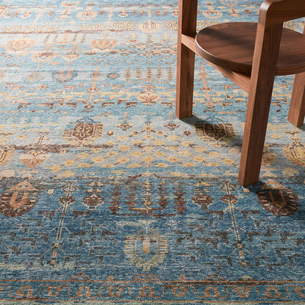 Jaipur Eden Acantha 10&#39; x 14&#39; Aegean Blue Area Rug, , large