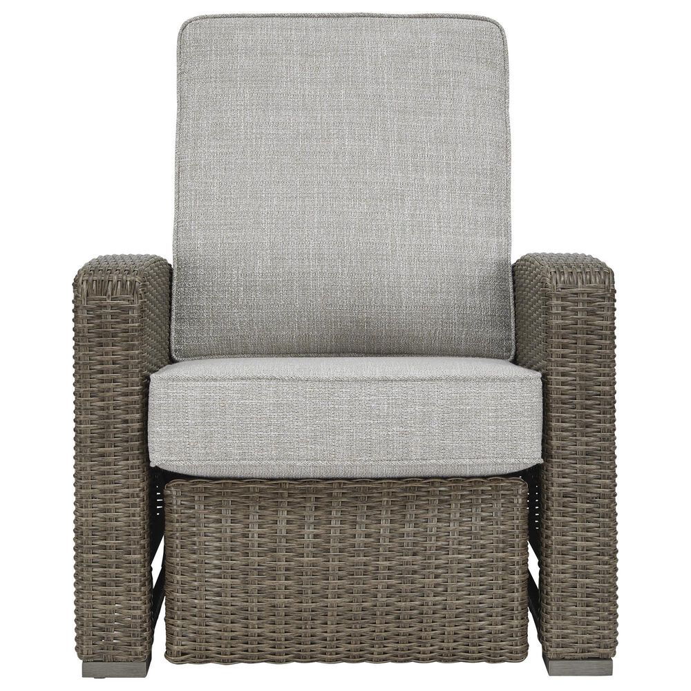 Ashley Beachcroft Outdoor Recliner in Beige, , large