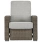 Ashley Beachcroft Outdoor Recliner in Beige, , large