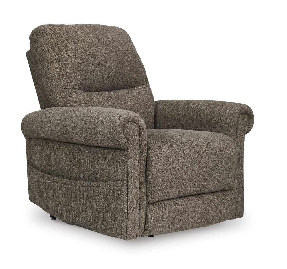 Ashley Aureta Power Lift Recliner in Earth, , large