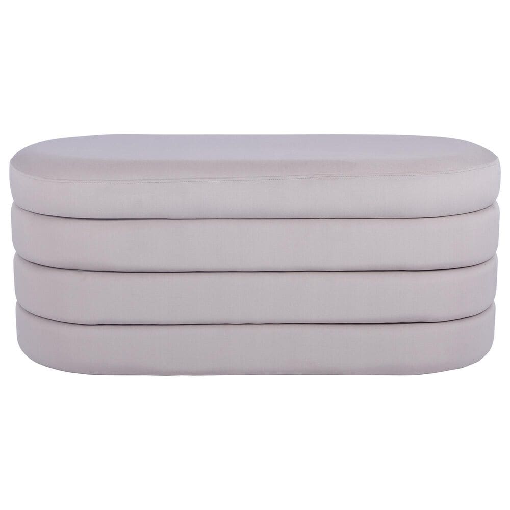 Rta Products Storage Ottoman Bench in Taupe, , large