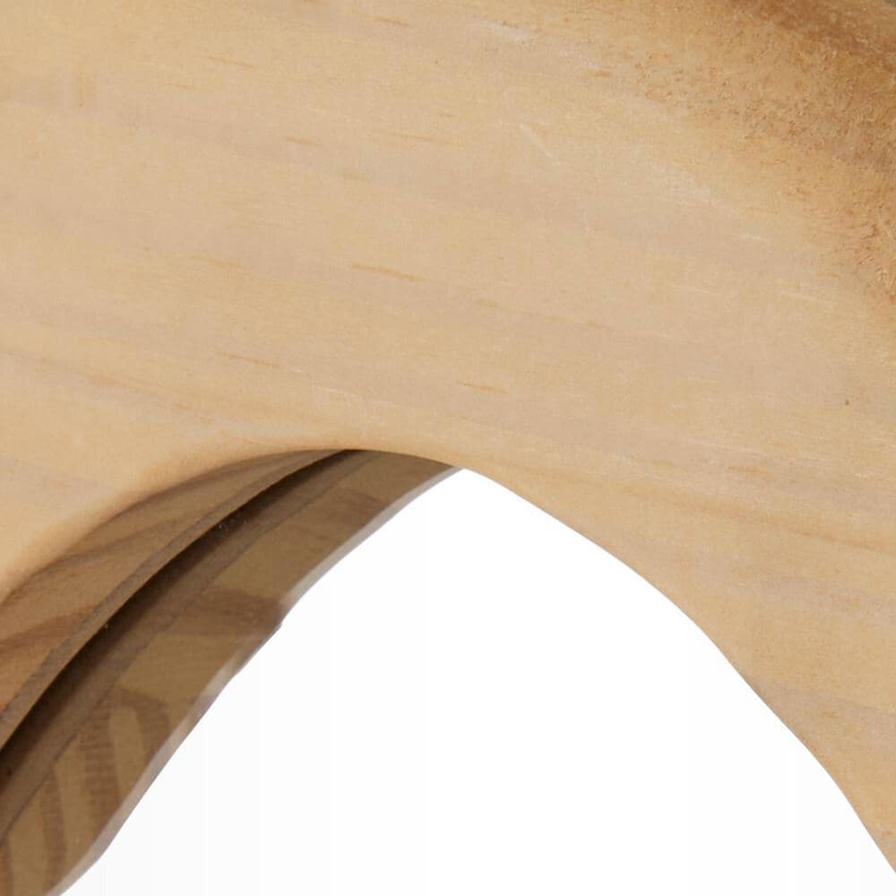 Maple and Jade 42&quot; Wood Oval Wall Mirror in Brown, , large