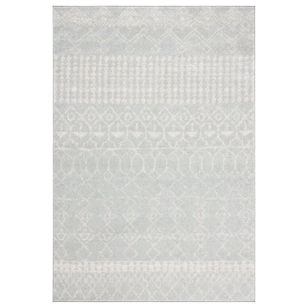 Safavieh Tulum 6" x 9" Light Grey and Ivory Area Rug, , large