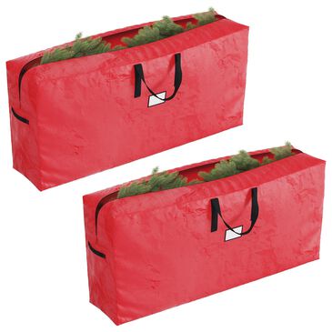 Timberlake Christmas Tree Storage Bag in Red (Set of 2), , large