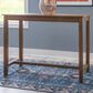 Linon Home Decor Claridge Counter Height Pub Table in Rustic Brown - Table Only, , large