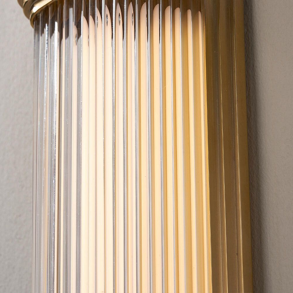 Hudson Valley Lighting Newburgh 24.5" 1-Light Bath and Vanity Sconce in Aged Brass, , large