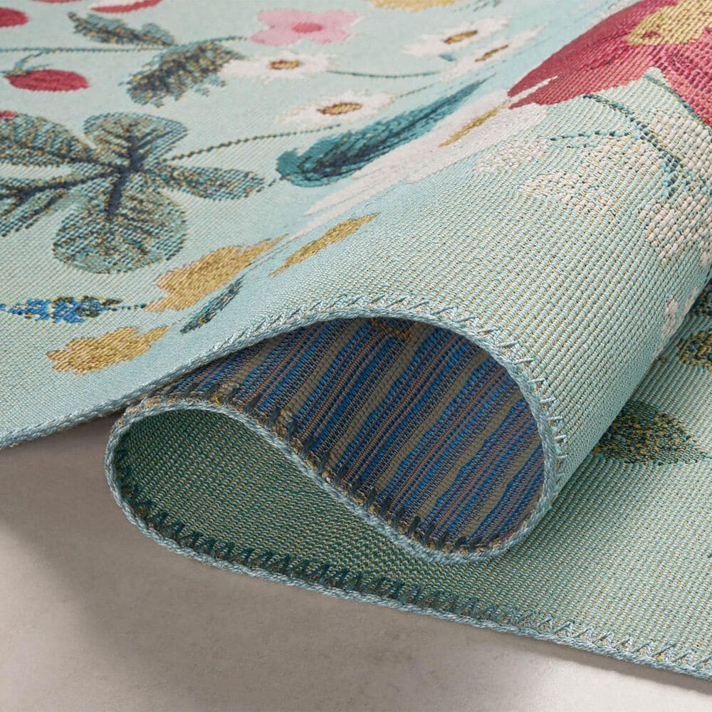 Rifle Paper Co Perennial Strawberry Fields 7&#39;10&quot; x 11&#39;2&quot; Mint Area Rug, , large