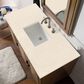 James Martin Vanities Portland 48" Single Bathroom Vanity in Whitewashed Walnut with 3 cm Eternal Marfil Quartz Top and Rectangular Sink, , large