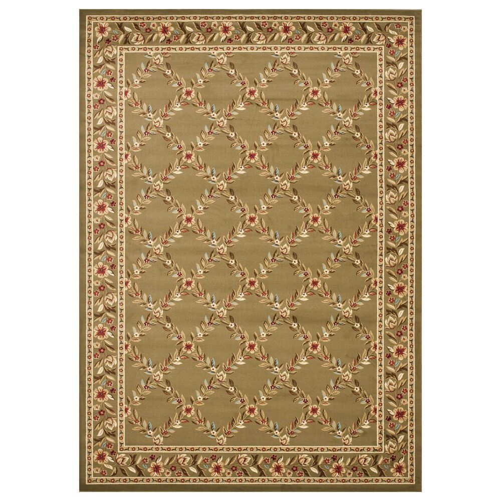 Safavieh Lyndhurst LNH557 6"7" x 9"6" Green Area Rug, , large