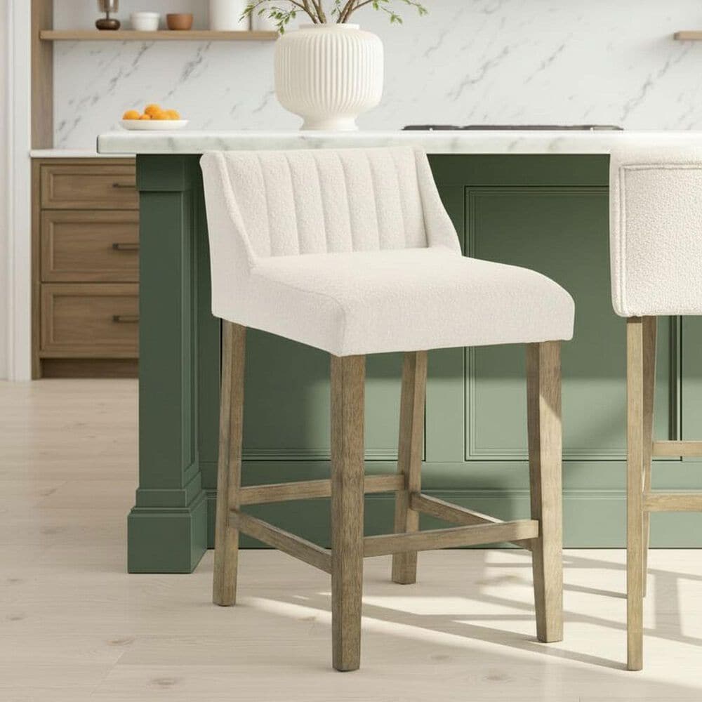 Armen Living Fauna Counter Height Stool in Putty Brown, , large