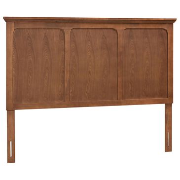 Baxton Studio Alarice Queen Panel Headboard in Ash Walnut, , large