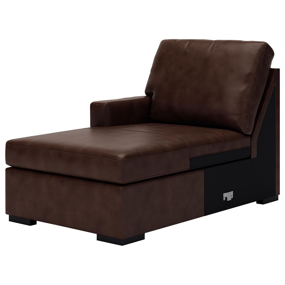 Ashley McDowlan 3-Piece Stationary Left Facing Sectional with Chaise in Coffee, , large