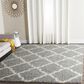 Safavieh Dallas Shag SGD257G-10 10" x 14" Grey/Ivory Area Rug, , large