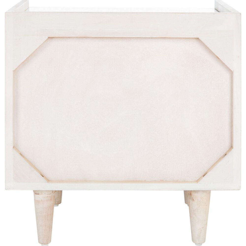 Safavieh Bora Nightstand in White Wash, , large