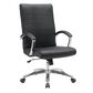 Global Seating Bonded Leather Executive Chair in Black, , large