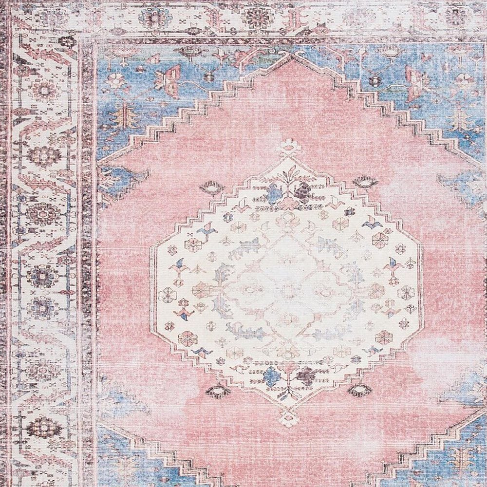Safavieh Serapi 6&#39;7&quot; x 9&#39; Ivory and Pink Area Rug, , large