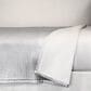 Ann Gish Charmeuse King Coverlet in Silver, , large