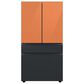 Samsung Bespoke 4-Door French Door Refrigerator Top Panel in Clementine Glass, , large
