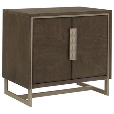 Drew and Jonathan Home Boulevard Door Chest in Dark Brown and Soft Champagne, , large