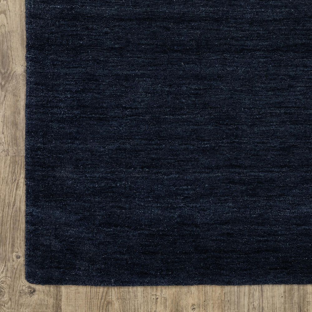 Oriental Weavers Aniston II 2&#39;6&quot; x 8&#39; Navy and Blue Runner, , large
