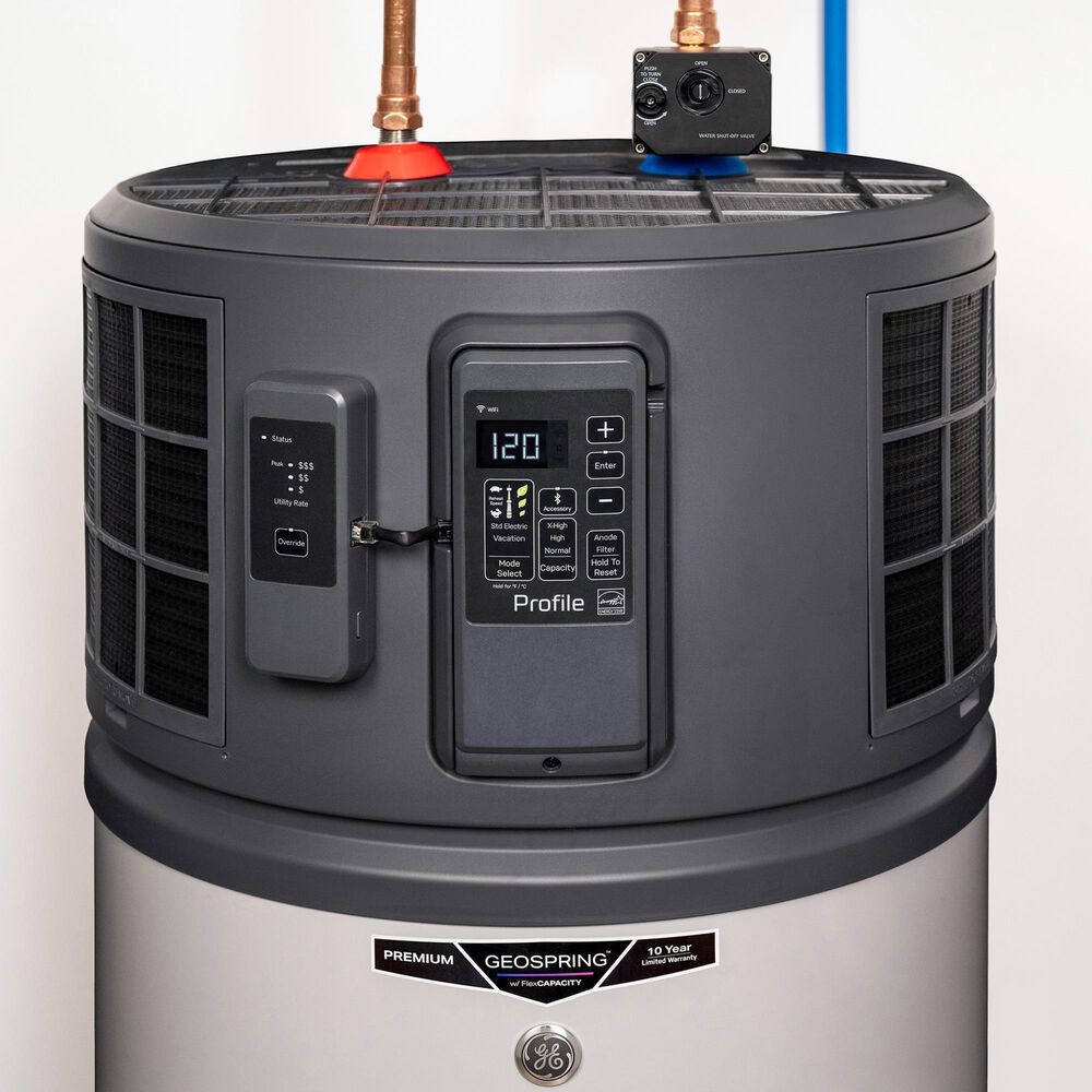 GE Appliances GeoSpring 50-Gallon 240V Smart Hybrid Heat Pump Water Heater in Gray, , large