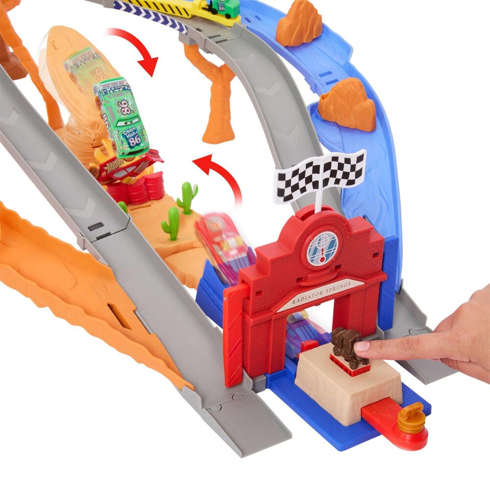 Disney Cars Radiator Springs Race and Rescue Playset in Multicolor, , large