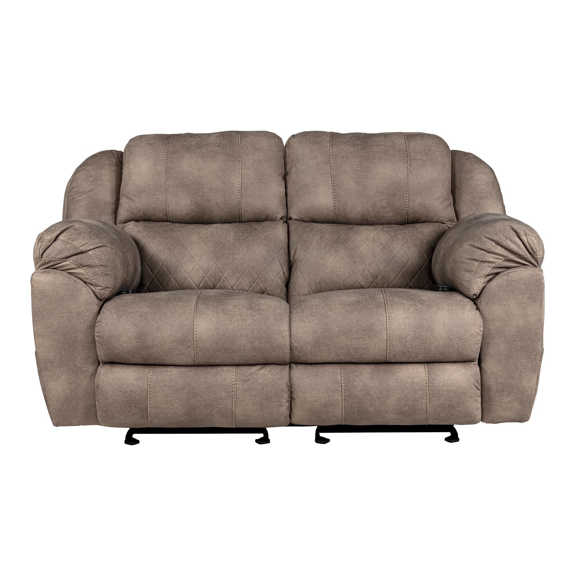 Catnapper Flynn Power Rocker Recliner Loveseat with Headrest and