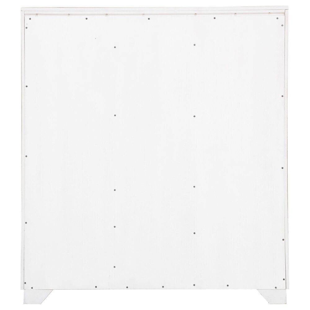 Chapel Hill Door Chest in White and Silver, , large
