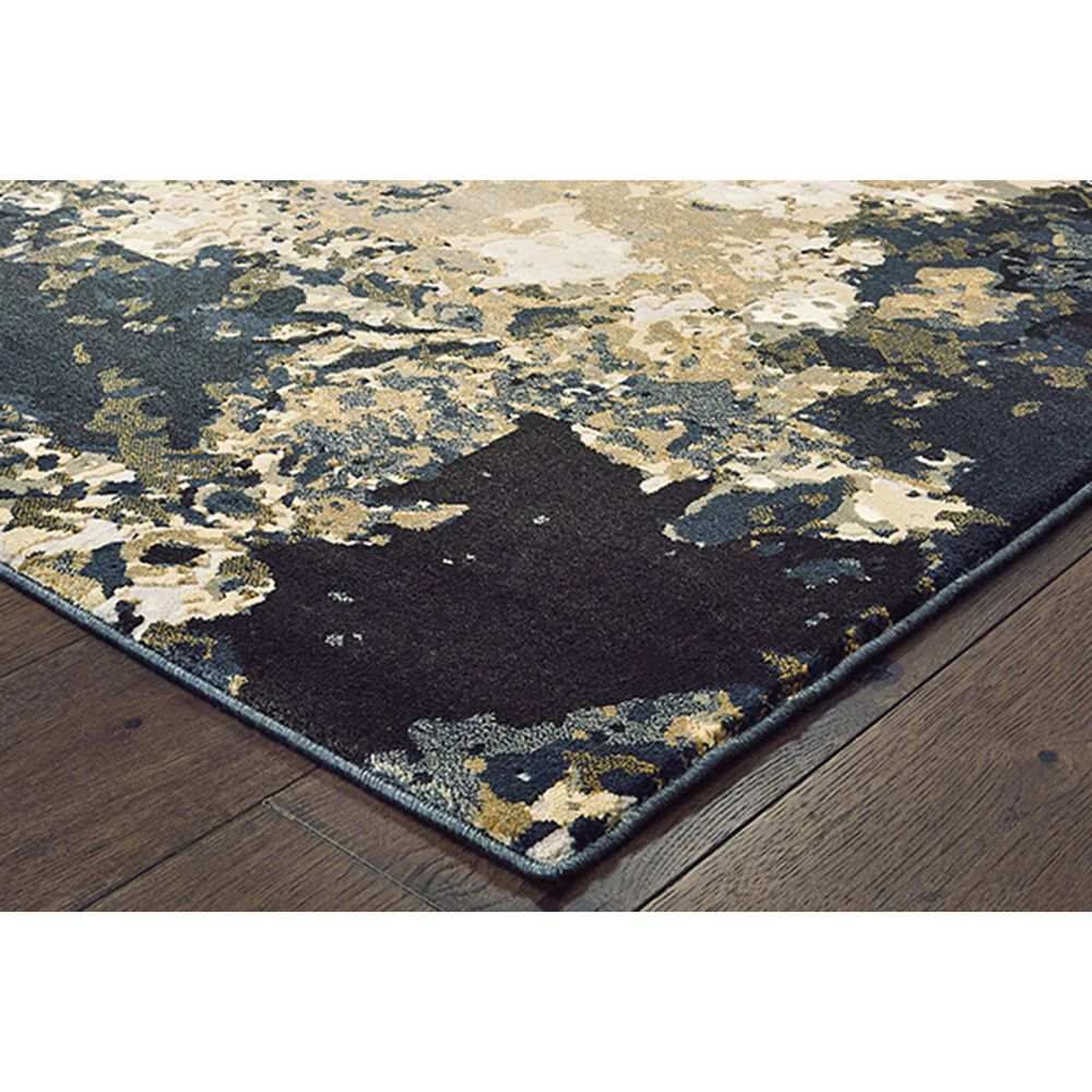 Oriental Weavers Bowen 1808Q 9&#39;10&quot; x 12&#39;10&quot; Navy Area Rug, , large