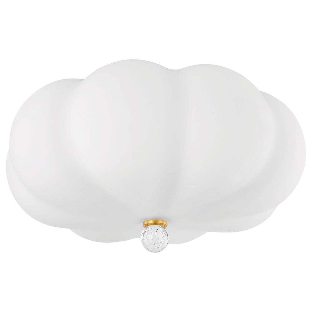 Mitzi Lighting Demille 3-Light Flush Mount in Aged Brass, , large