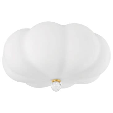 Mitzi Lighting Demille 3-Light Flush Mount in Aged Brass, , large