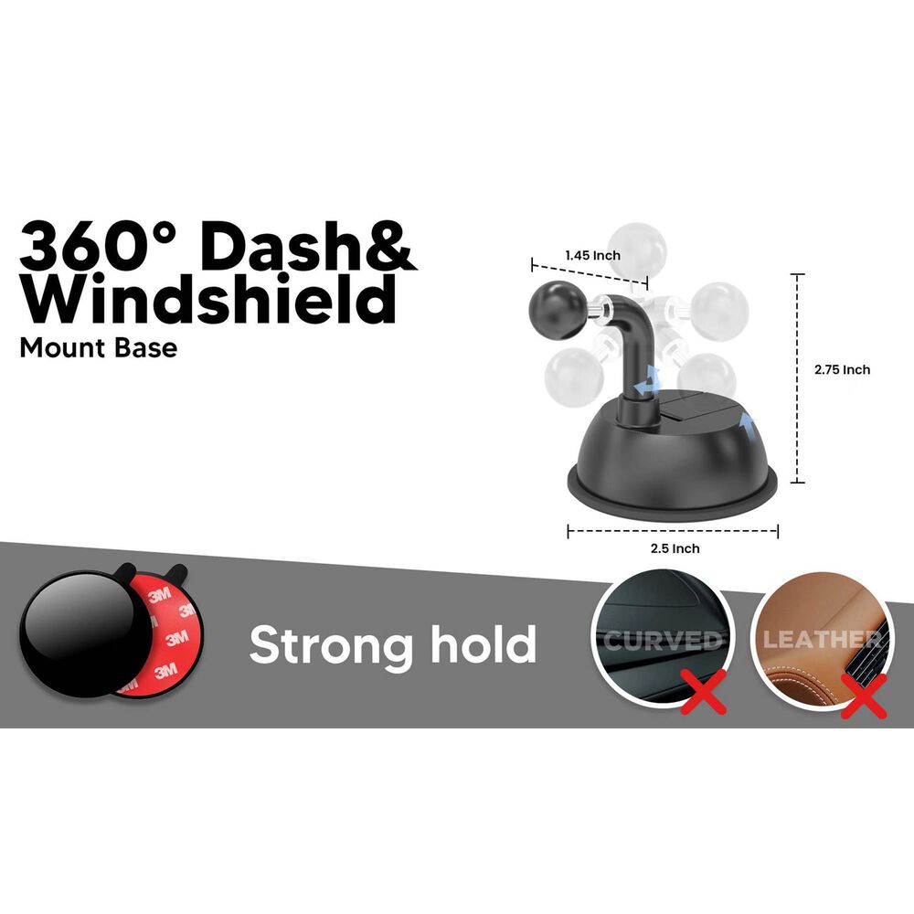 The Mighty Mount 2-in-1 Simpl Touch Magnetic Car Mount &#40;Version 2.0&#41;, , large