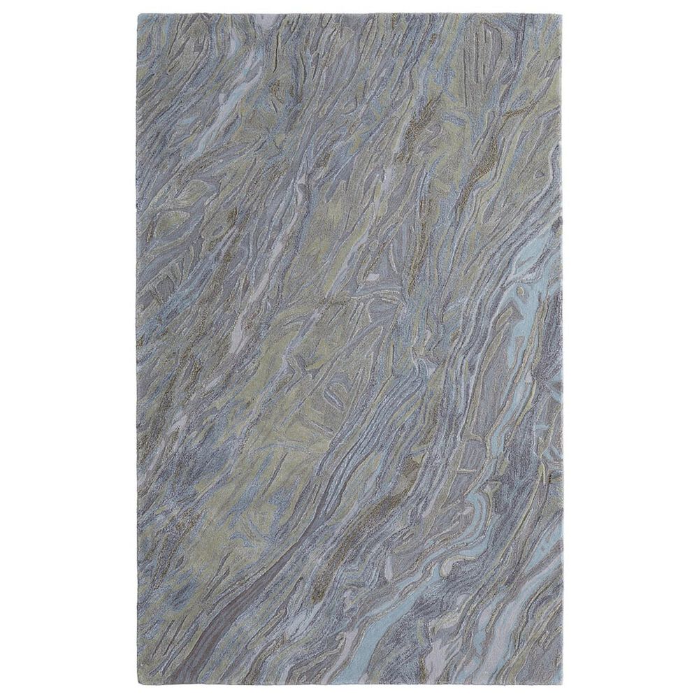 Feizy Rugs Kawai 10" x 14" Green and Multicolor Area Rug, , large