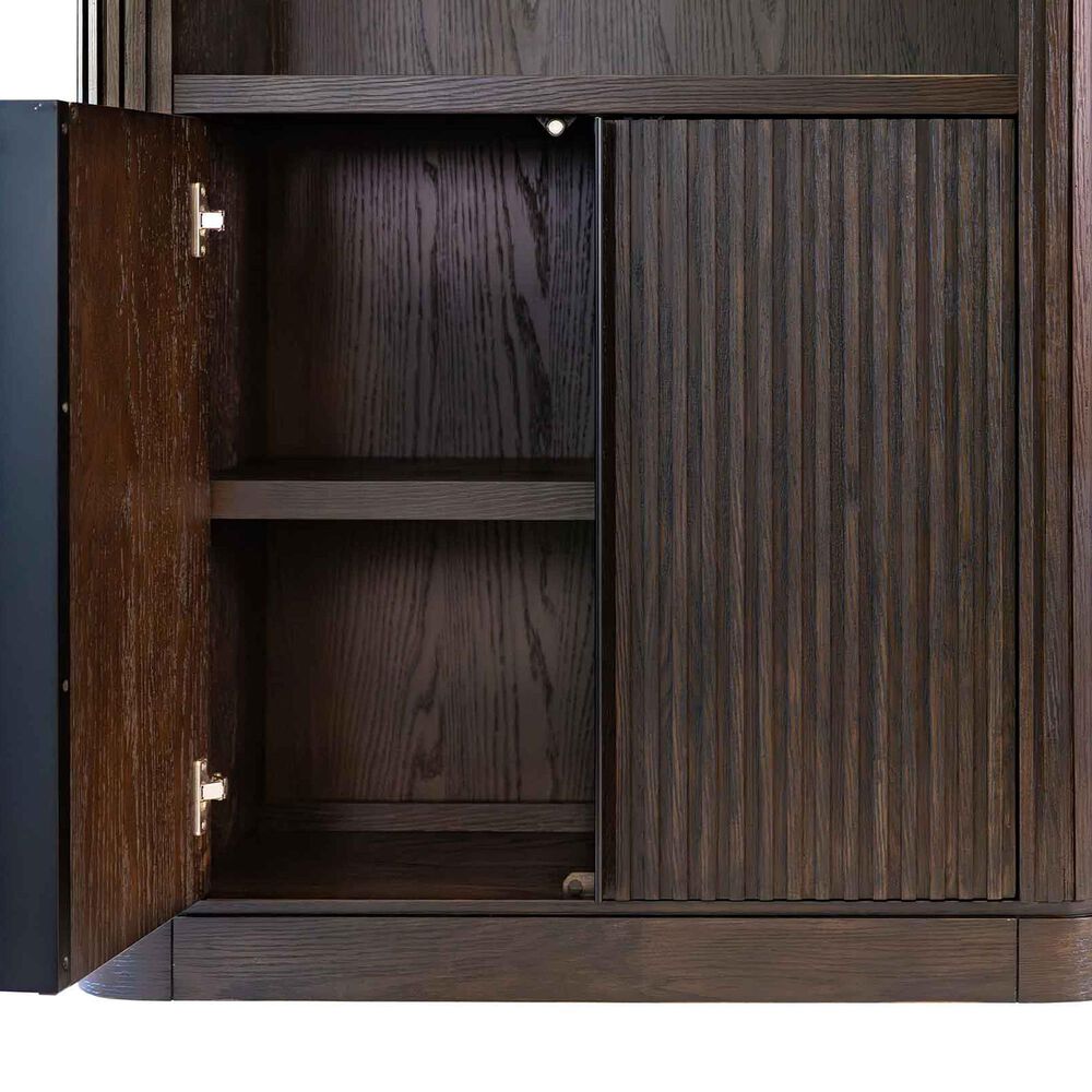 Wycliff Bay Tulane Bookcase in Dark Brown, , large