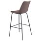 Zuo Modern Byron Barstool in Brown, , large