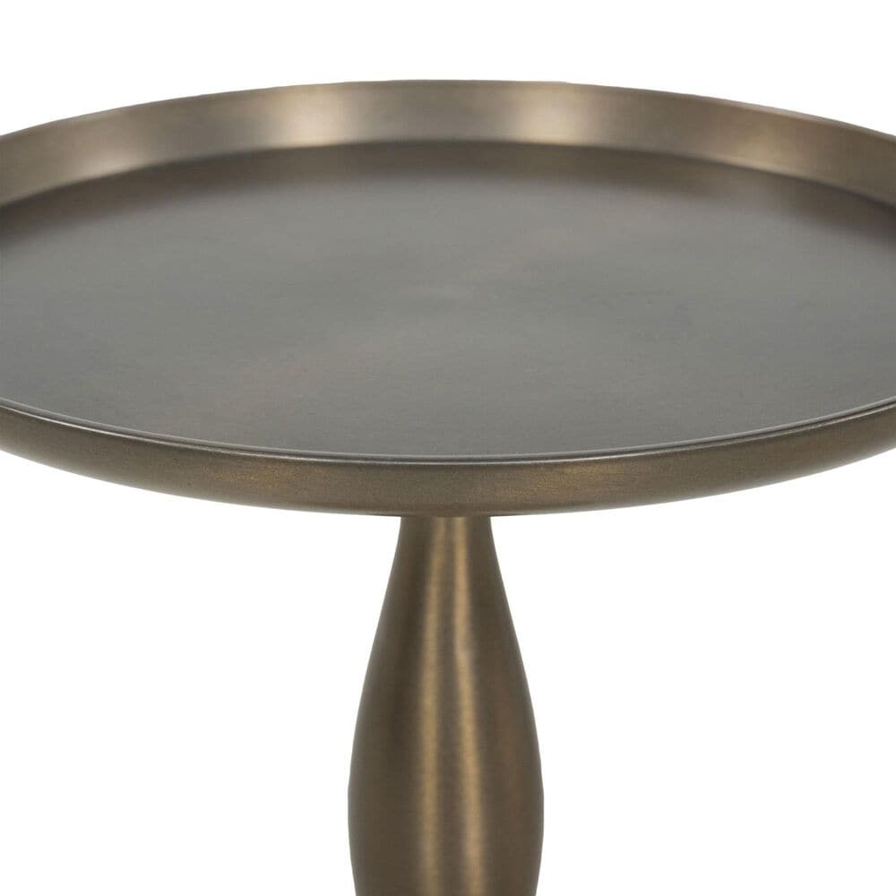 Four Hands Carden End Table in Dark Aluminum, , large