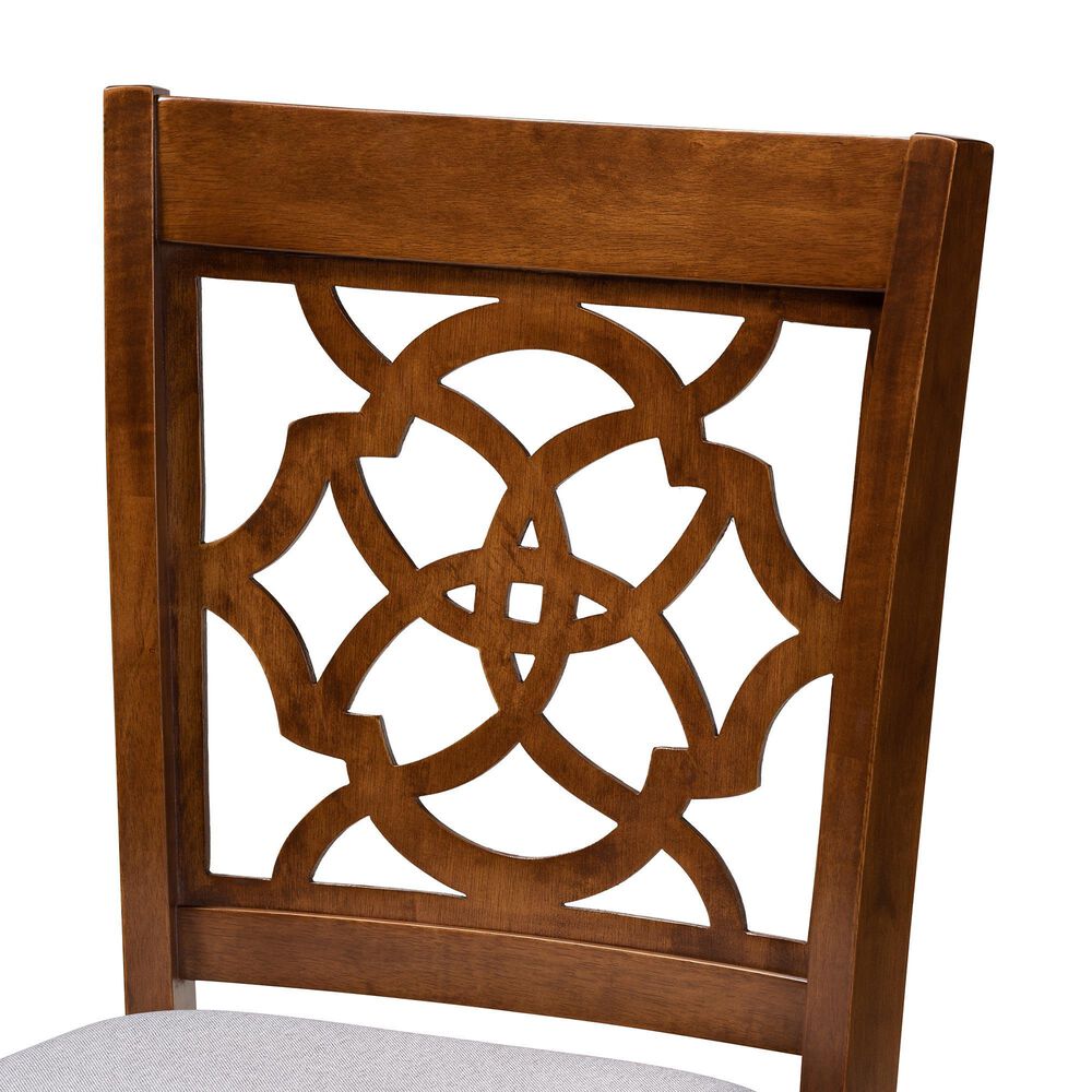 Baxton Studio Oscar Counter Pub Chair in Walnut Brown (Set of 2), , large