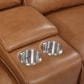 Italiano Furniture Shae Power Reclining Console Loveseat with Headrest in Desert, , large