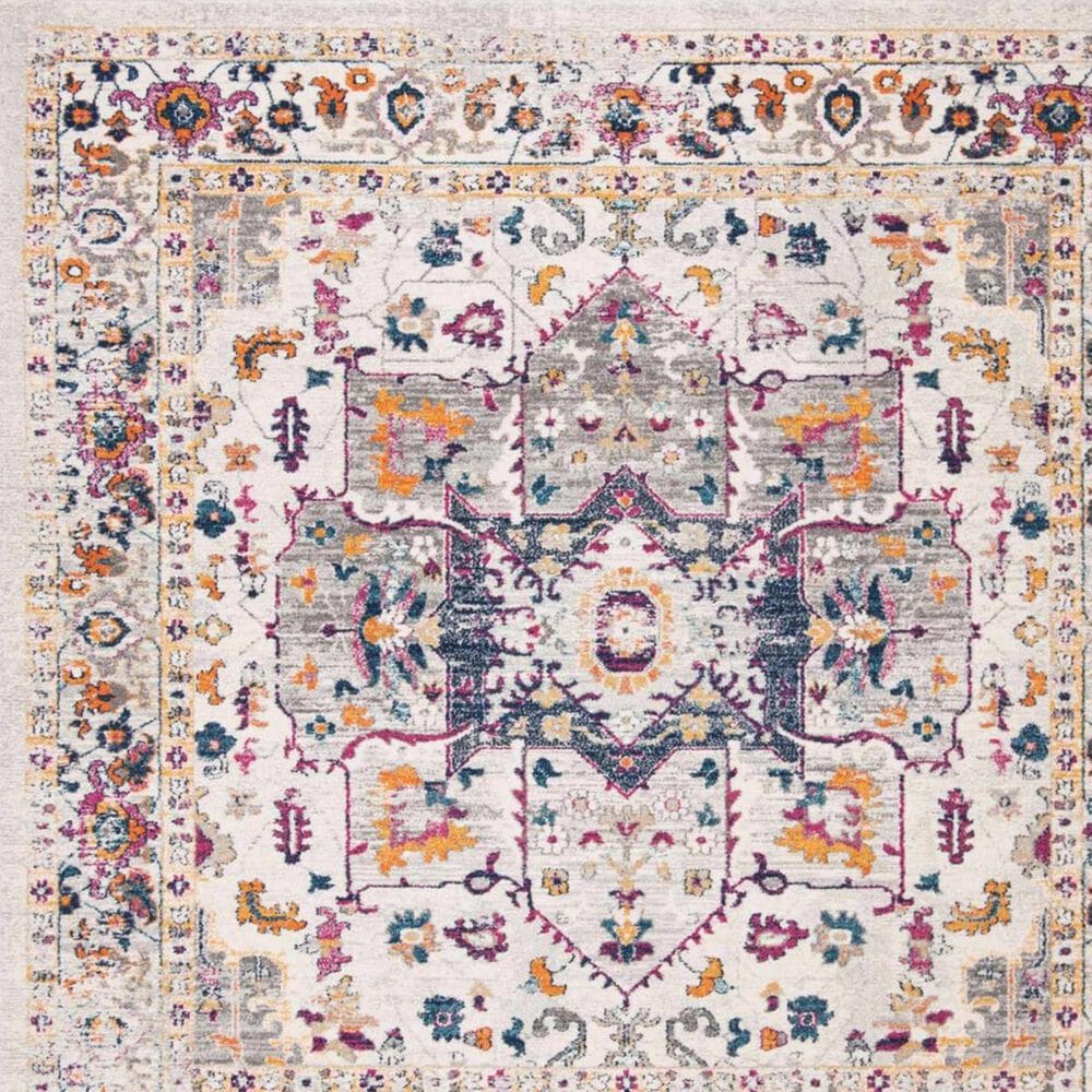 Safavieh Evoke EVK275A 5&#39;1&quot; x 7&#39;6&quot; Ivory and Grey Area Rug, , large