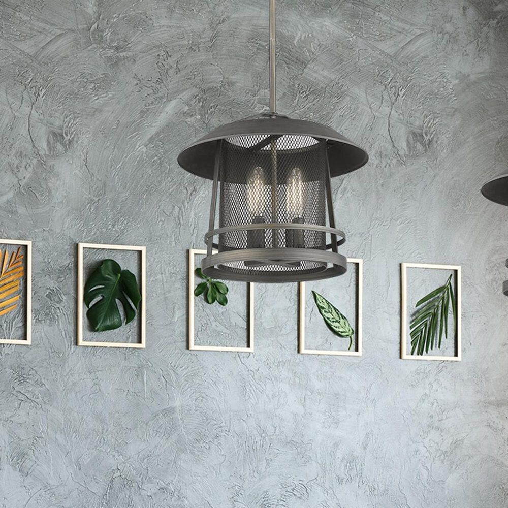 Golden Lighting Parsons 4-Light Pendant in Gunmetal Bronze, , large