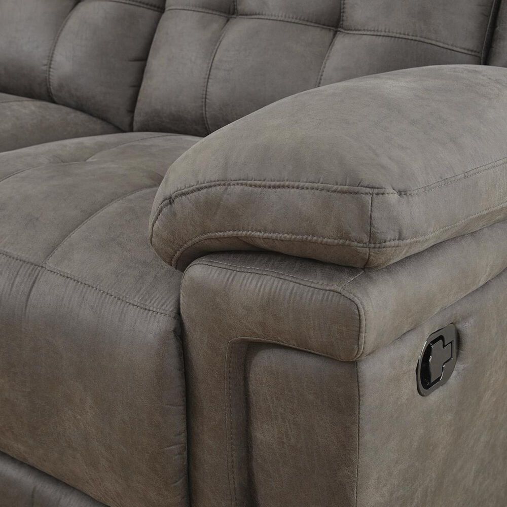 Crystal City Anastasia Glider Recliner Chair In Gray Nebraska Furniture Mart