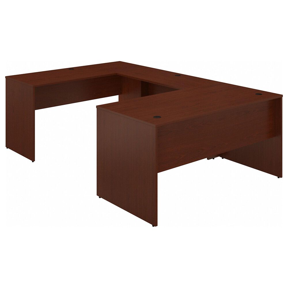 Bush 60" U-Shaped Desk in Autumn Cherry, , large