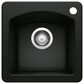 Blanco Diamond Dual Mount Bar Sink in Coal Black, , large