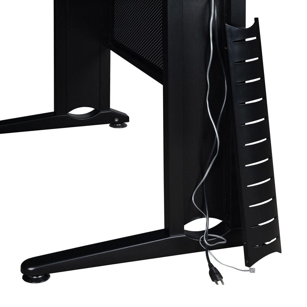 Regency Global Sourcing Fusion 72&quot; U-Desk with Bridge in Cherry, , large
